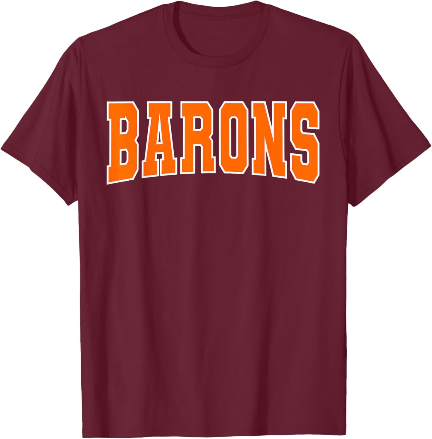 Brewton Parker College Barons Apparel Sports Fan T-Shirt - T-Shirt | Maroon