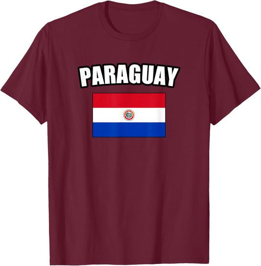 Paraguay T-Shirt - T-Shirt | Maroon