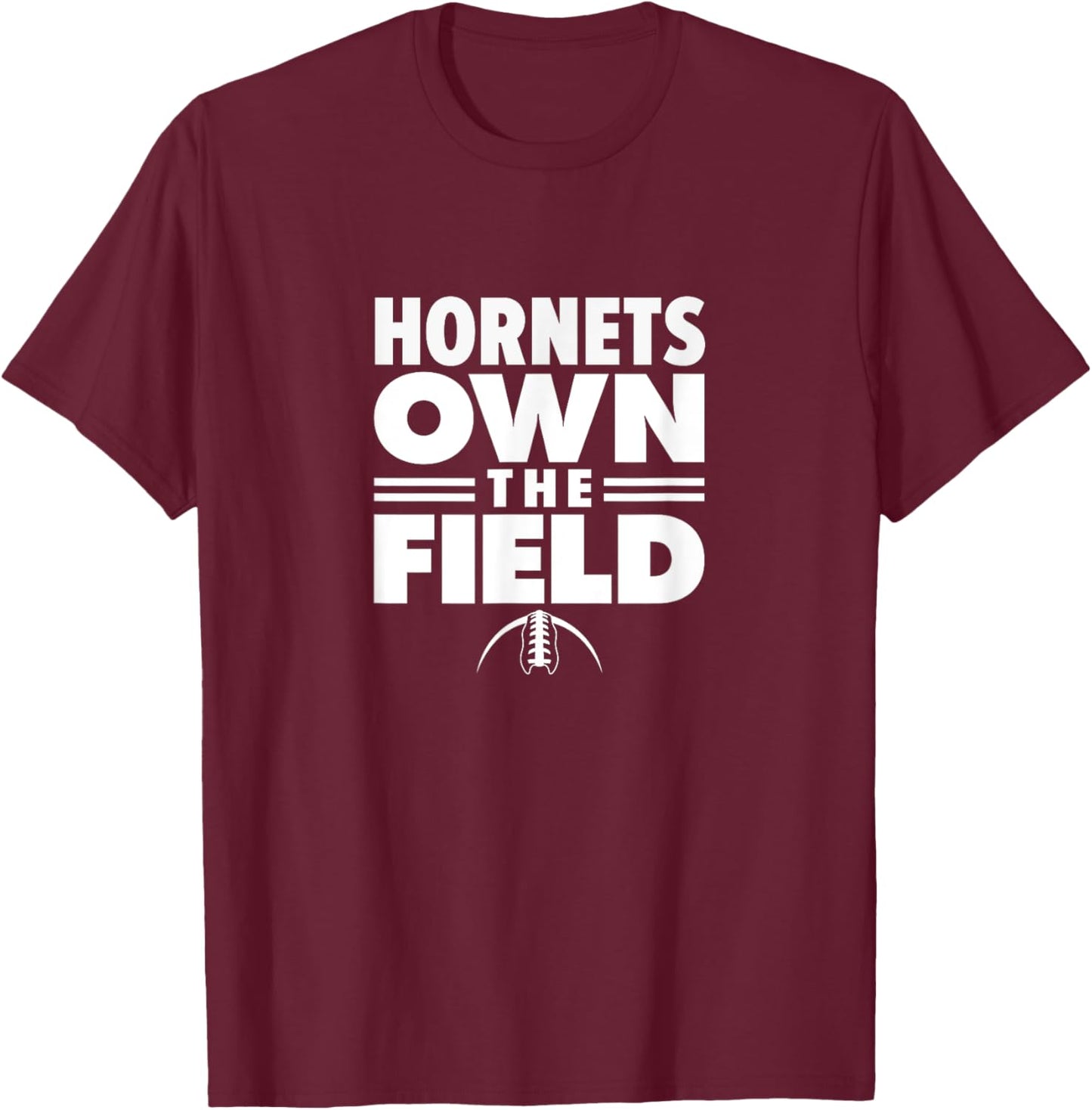 Hillside High School Own the Field T-Shirt - T-Shirt | Maroon