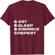 Sim Racer Sim Race Driving Simulator Outfits Sim Racing T-Shirt - T-Shirt | Maroon