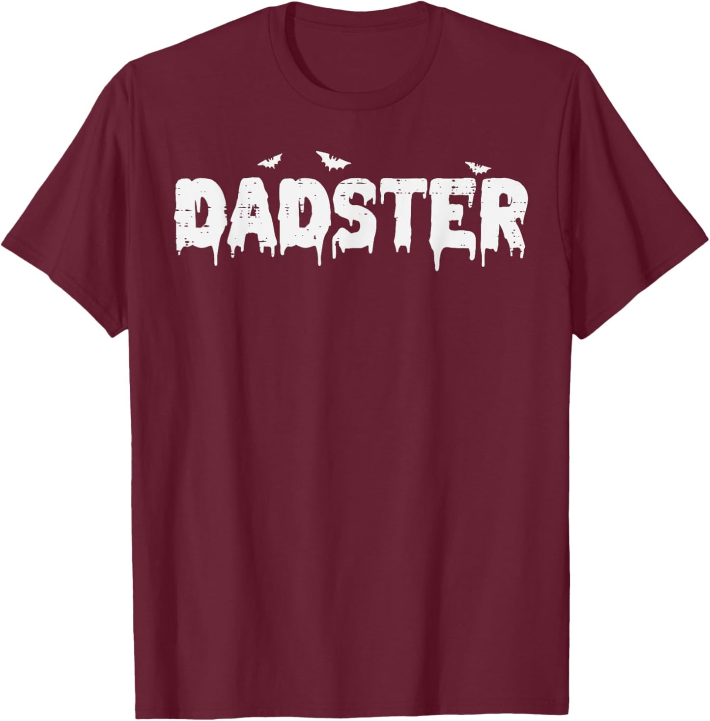 Halloween Dad Monster Dadster Papa Daddy Costume Family Men T-Shirt - T-Shirt | Maroon