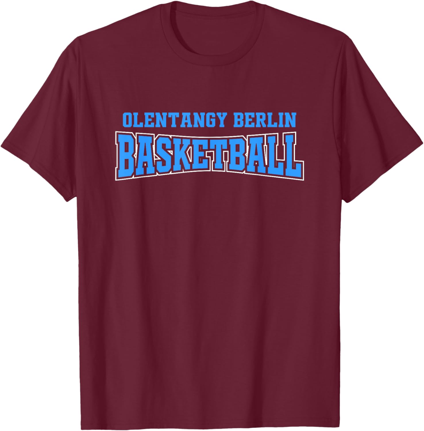 Olentangy Berlin High School Basketball Warp HS T-Shirt - T-Shirt | Maroon