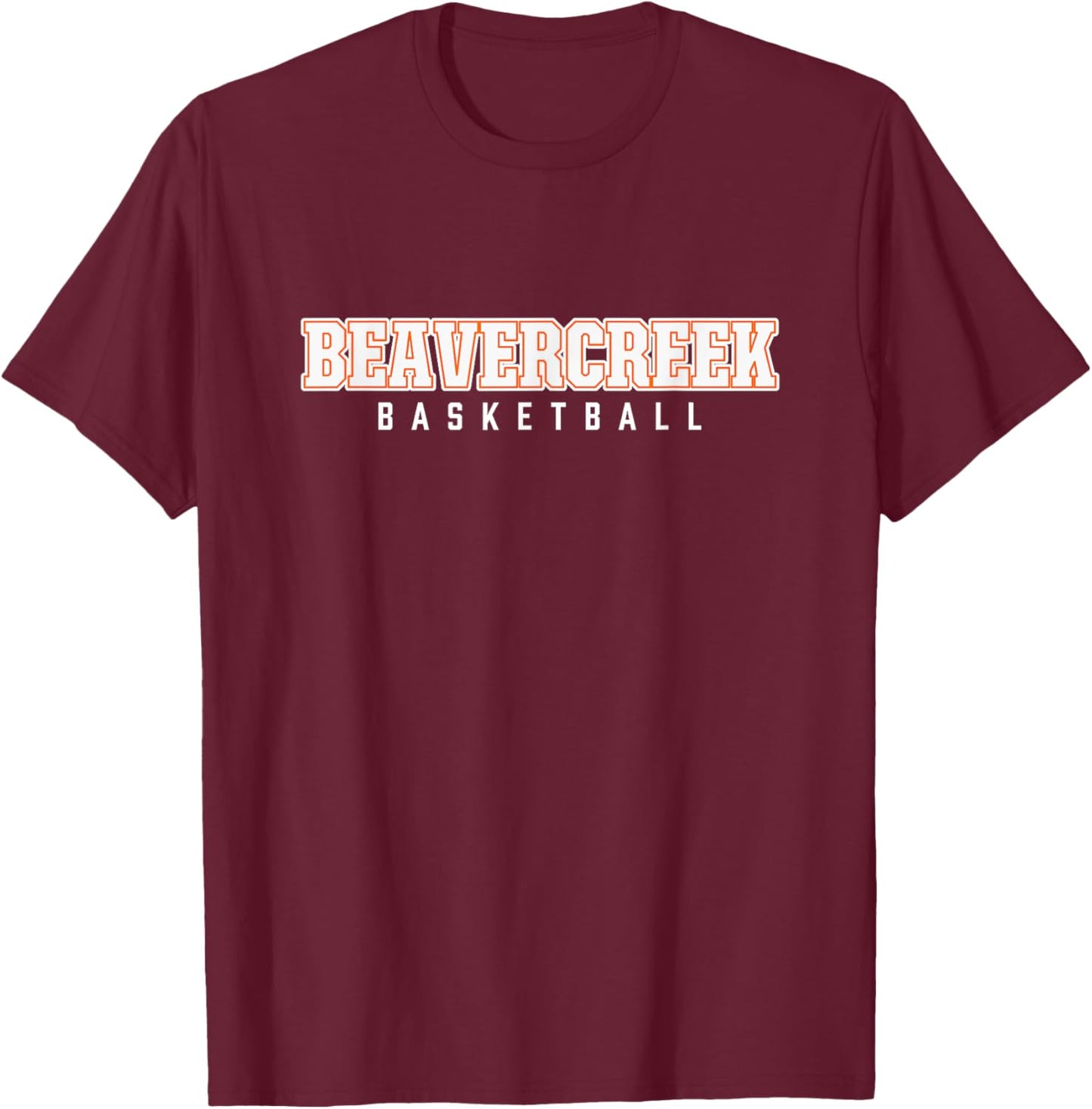 Beavercreek High School Basketball T-Shirt - T-Shirt | Maroon