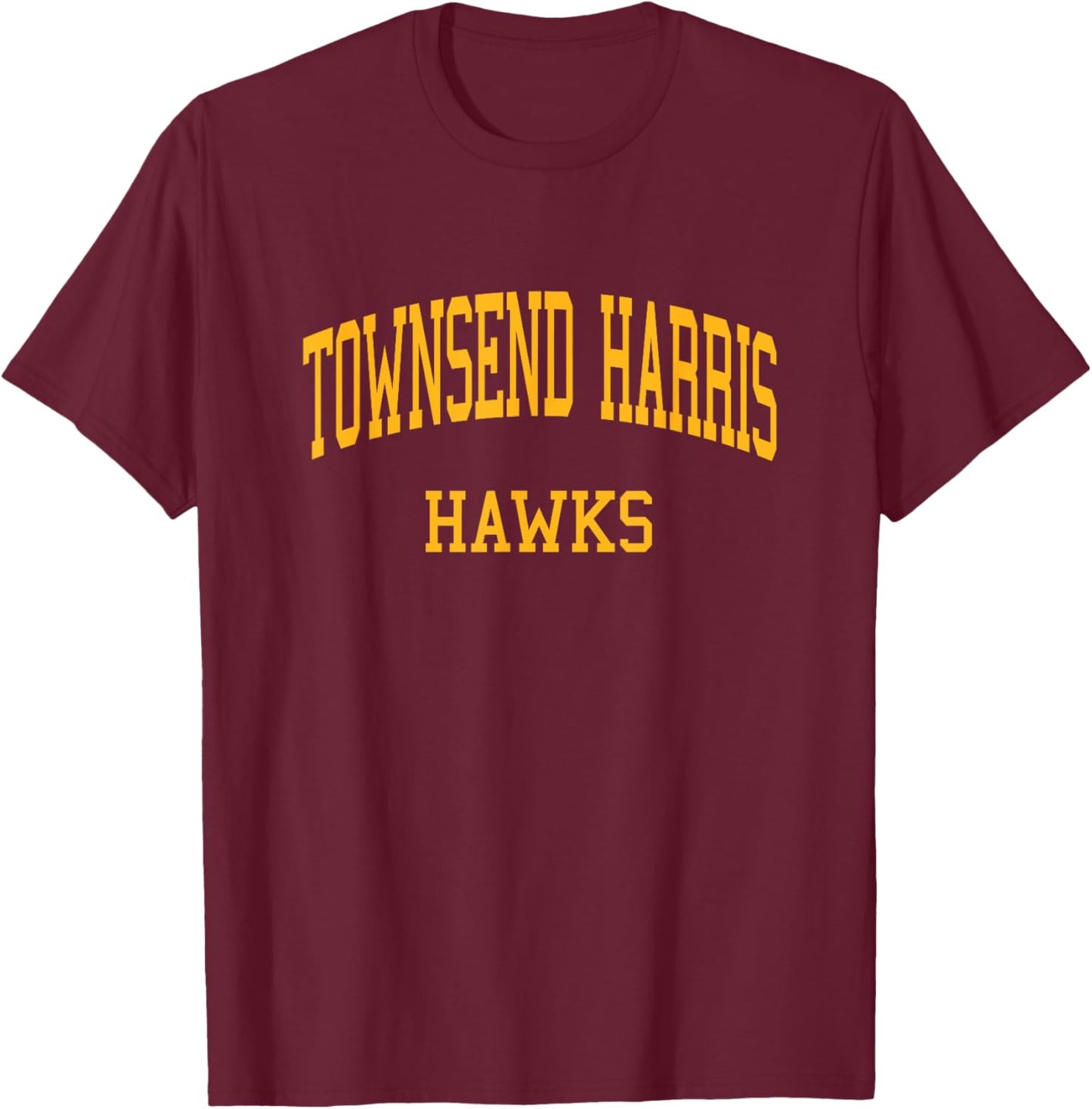 Townsend Harris High School HS Flushing NY Retro Sports T-Shirt - T-Shirt | Maroon