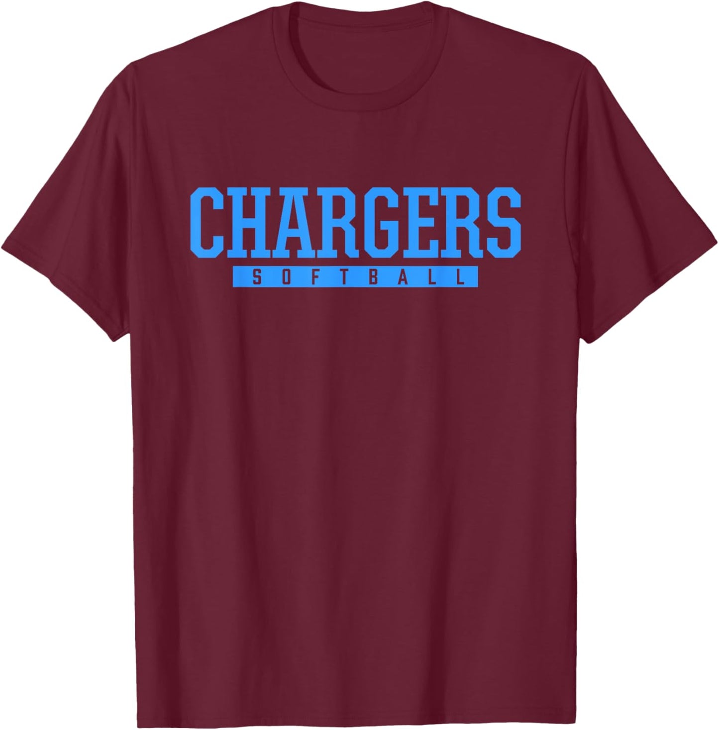Centennial Chargers Softball HS T-Shirt - T-Shirt | Maroon