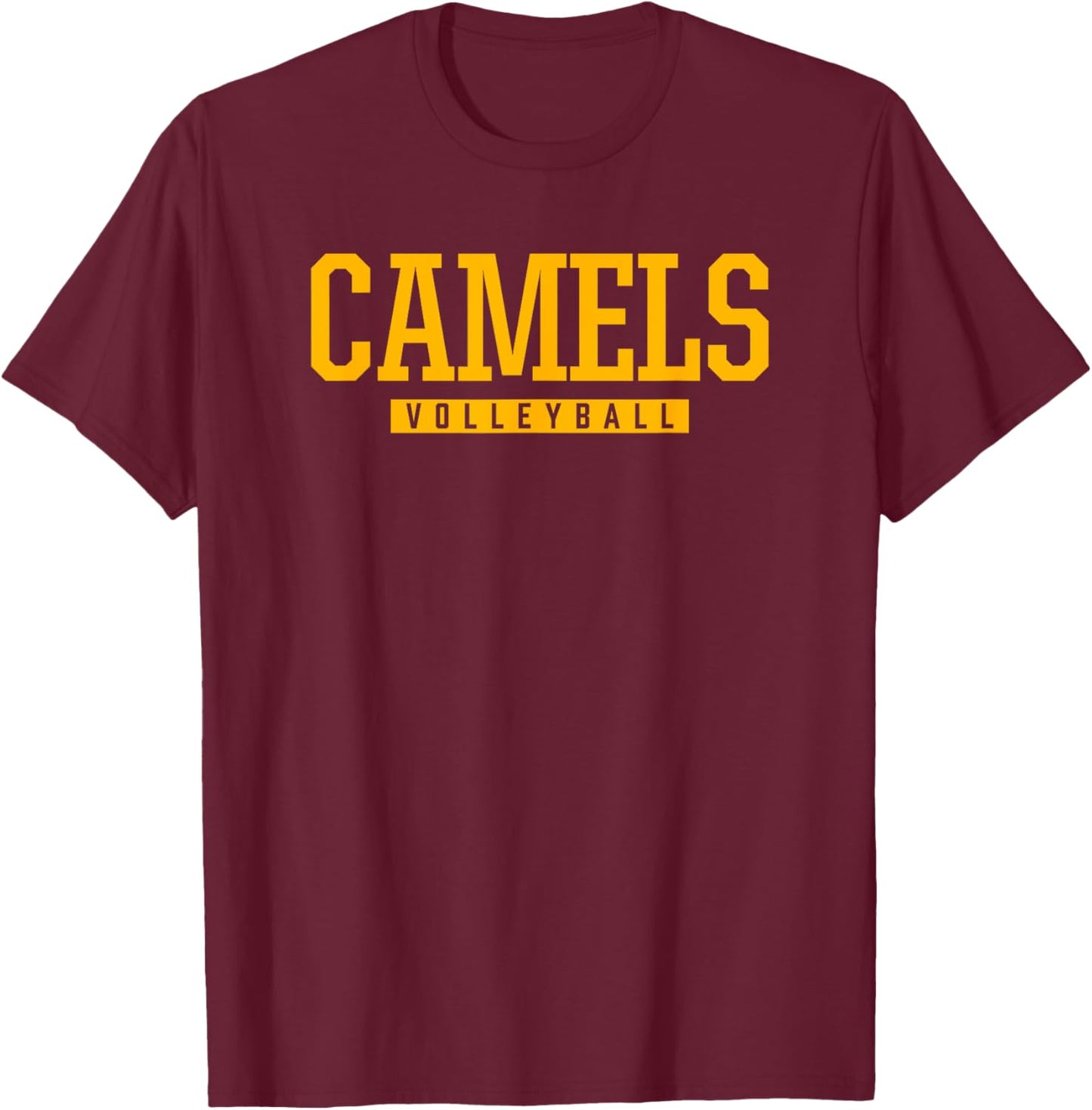 Campbell County Camels Volleyball HS T-Shirt - T-Shirt | Maroon