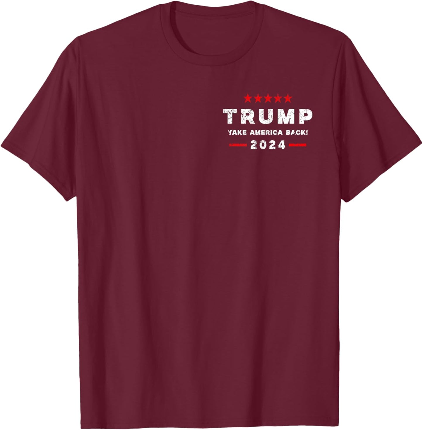 Trump Assassination Attempt You Missed Twice 2 Sided T-Shirt - T-Shirt | Maroon
