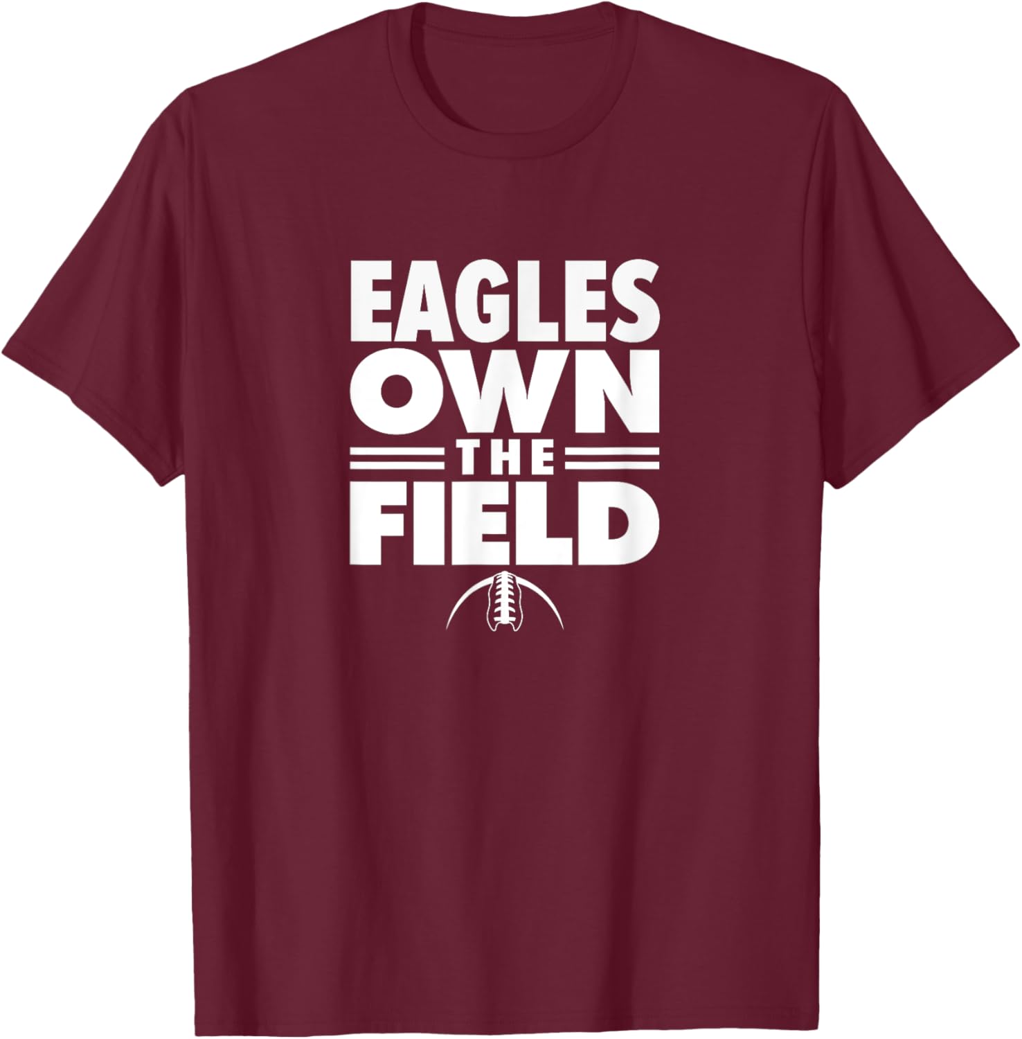 Crowley High School Own the Field T-Shirt - T-Shirt | Maroon