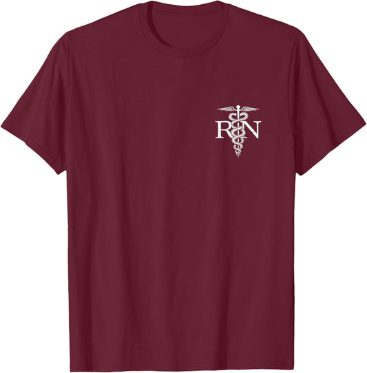 Registered Nurse Emergency Nurse School RN Nursing Staff T-Shirt - T-Shirt | Maroon