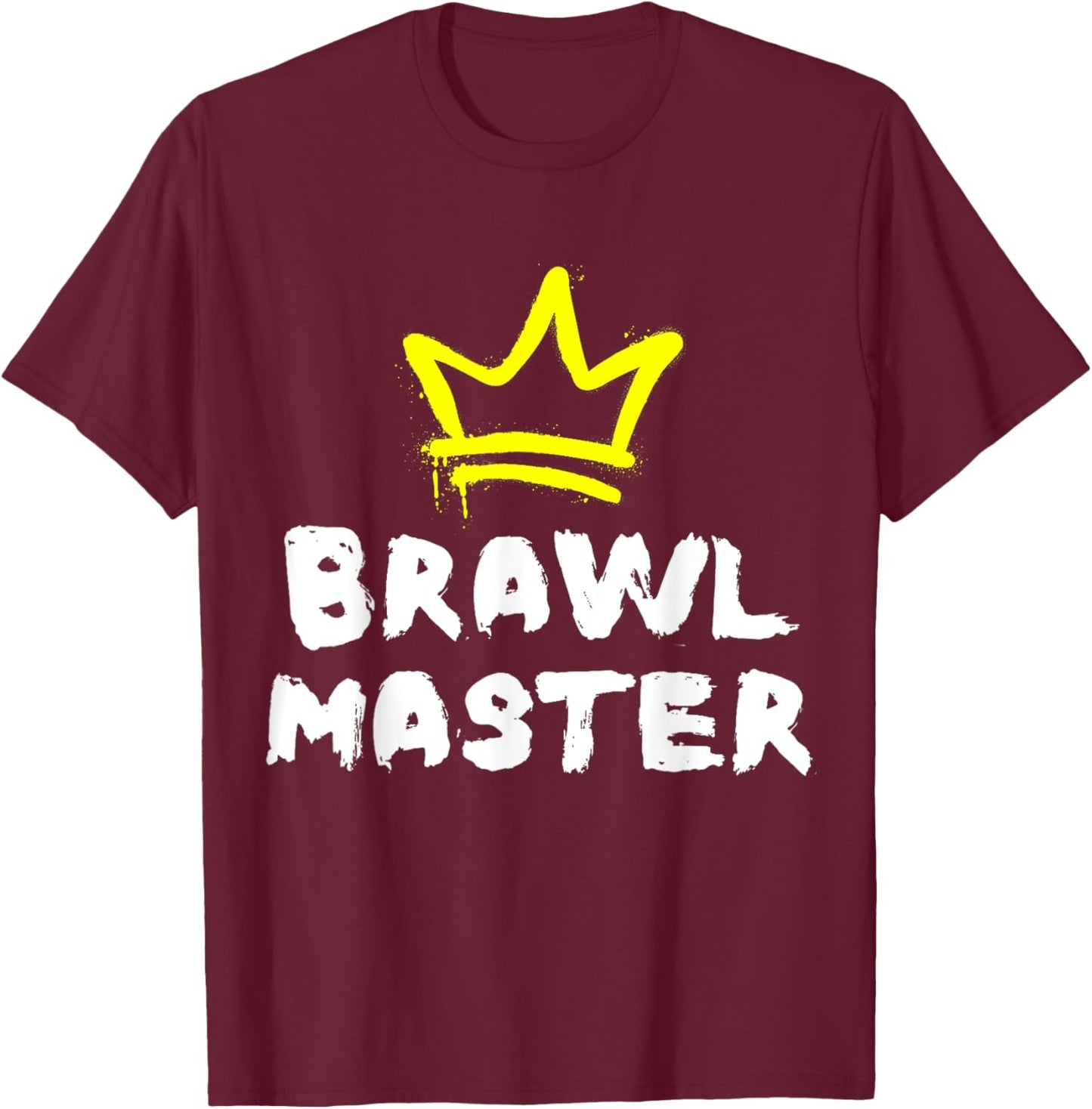 Brawl Master Gamer Gaming Brawl Video Game Enthusiast T-Shirt - T-Shirt | Maroon
