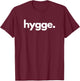 Expression danoise « Hygge » T-Shirt - T-Shirt | Maroon