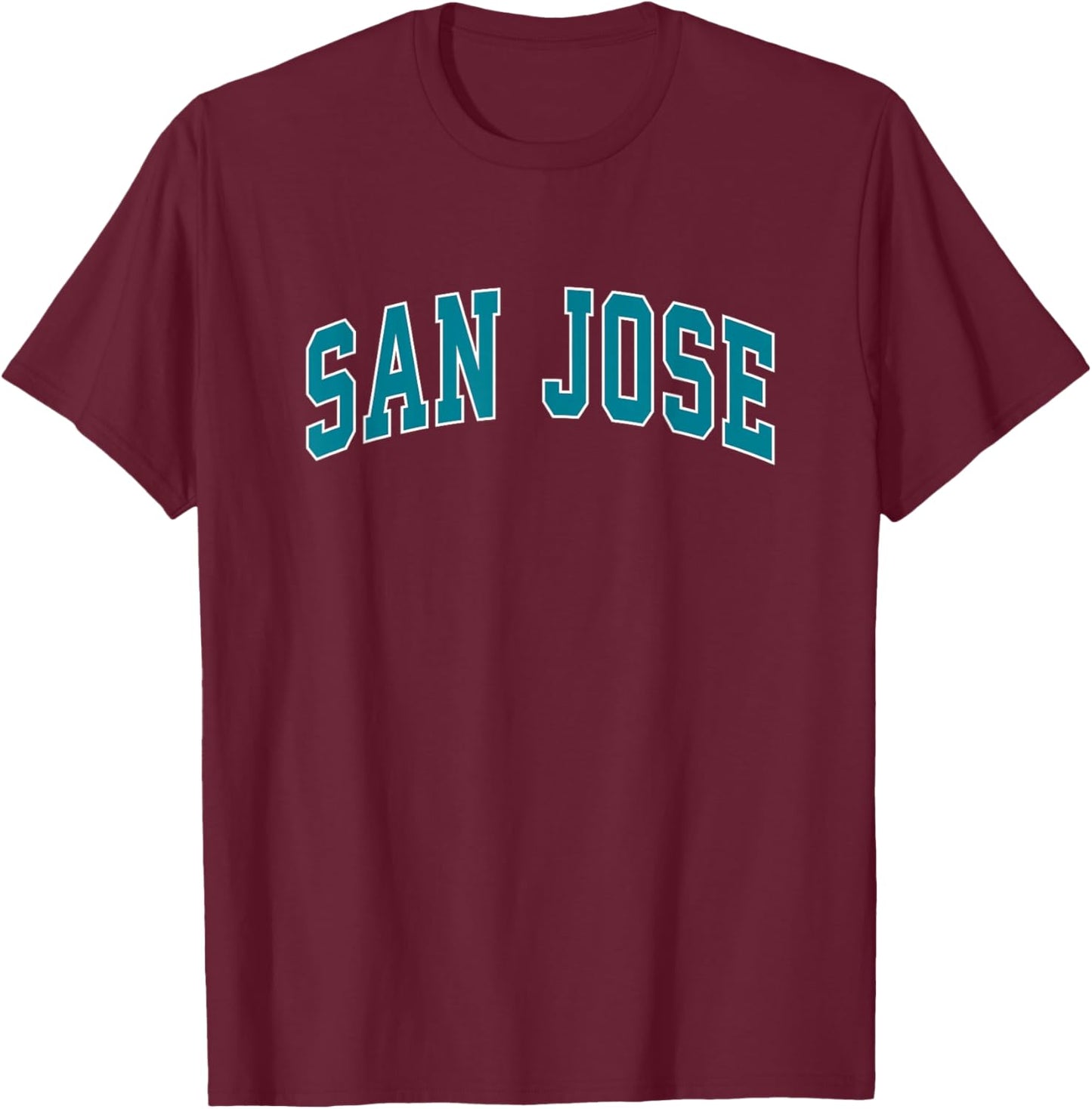San Jose - Throwback Design Print - Classic T-Shirt - T-Shirt | Maroon