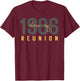 Classic Retro Vintage Class of 1986 Reunion 40th Graduation T-Shirt - T-Shirt | Maroon