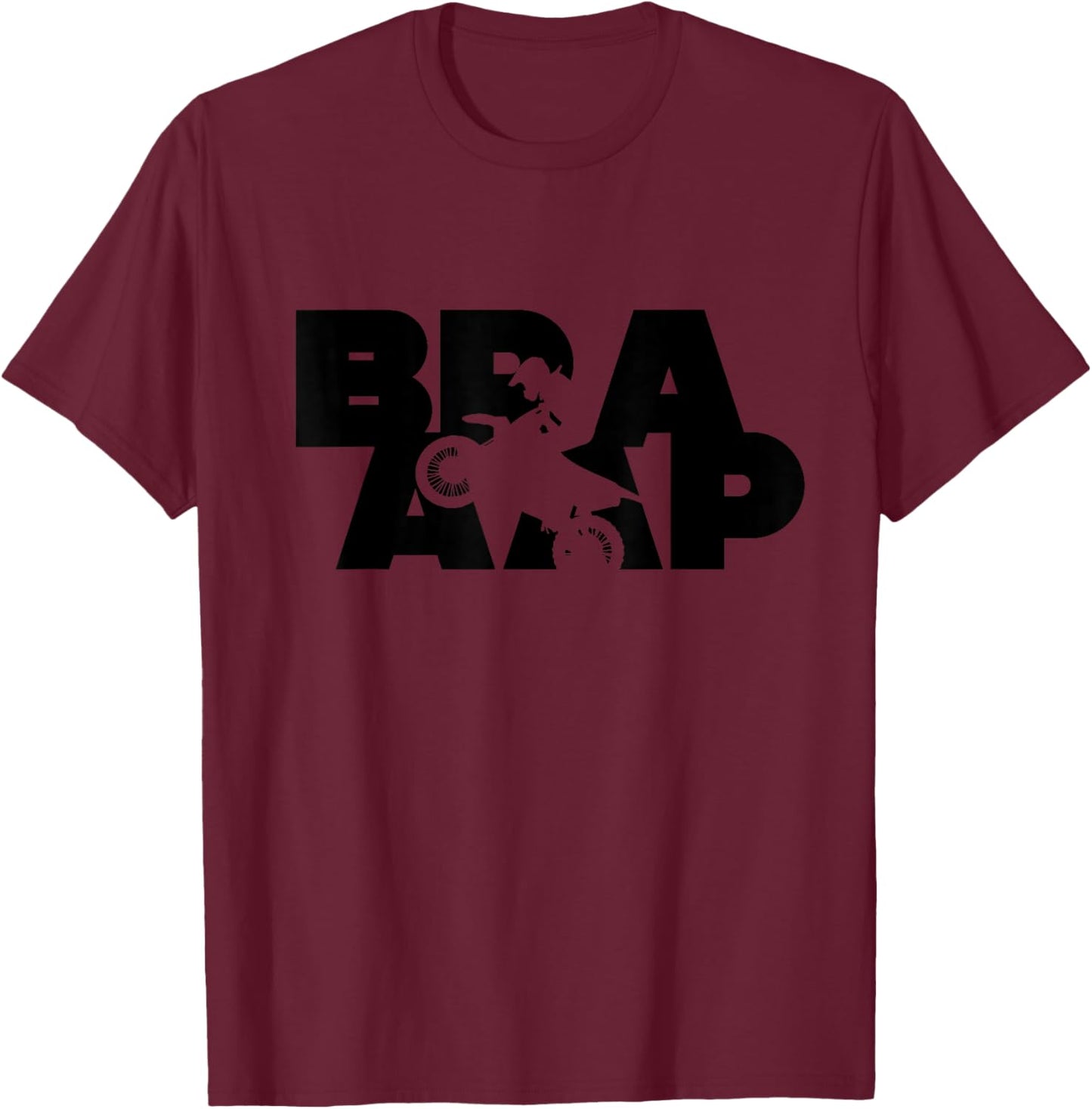 Dirt Bike Motocross T-Shirt - T-Shirt | Maroon