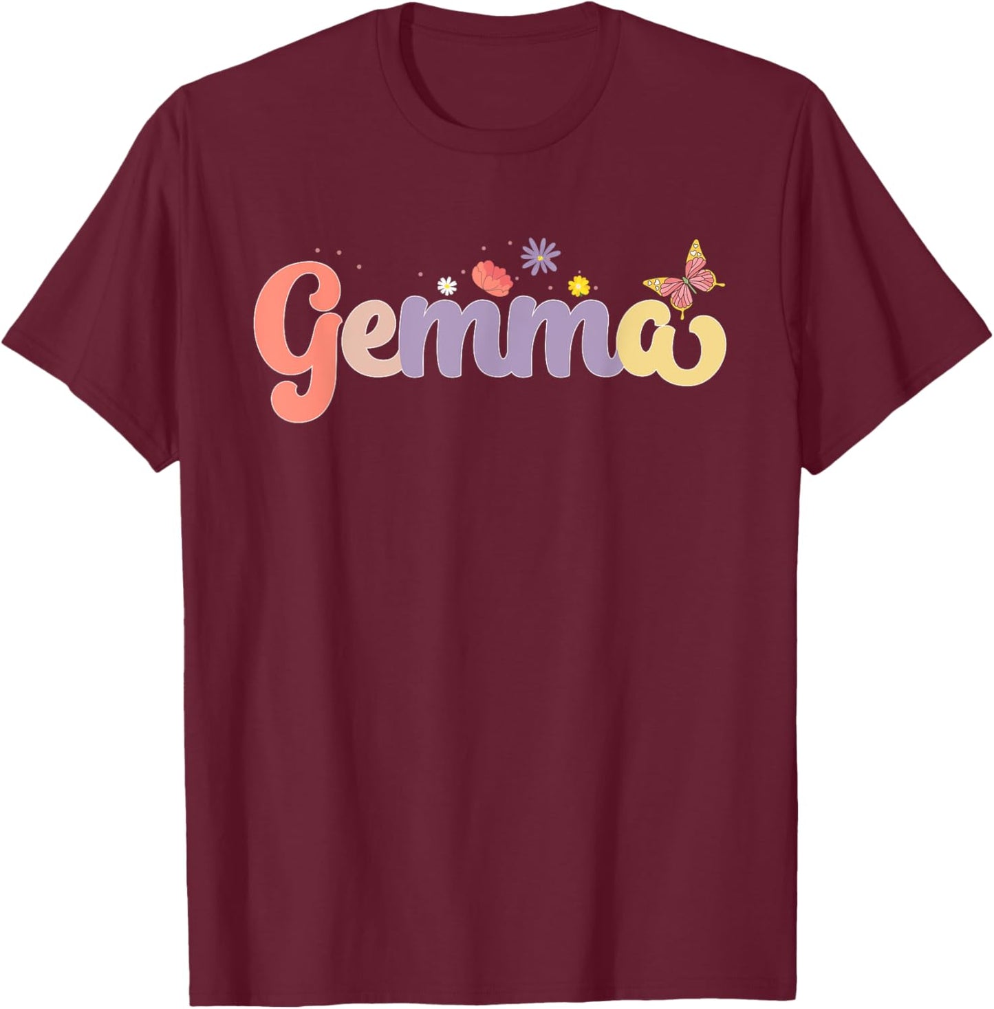 Gemma Proud Gemma Grandma Gemma Grandmother T-Shirt - T-Shirt | Maroon