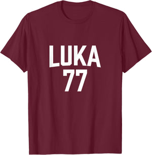 Luka 77 T-Shirt - T-Shirt | Maroon