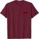 Spider-Man - Americana Swinging Flag T-Shirt - T-Shirt | Maroon