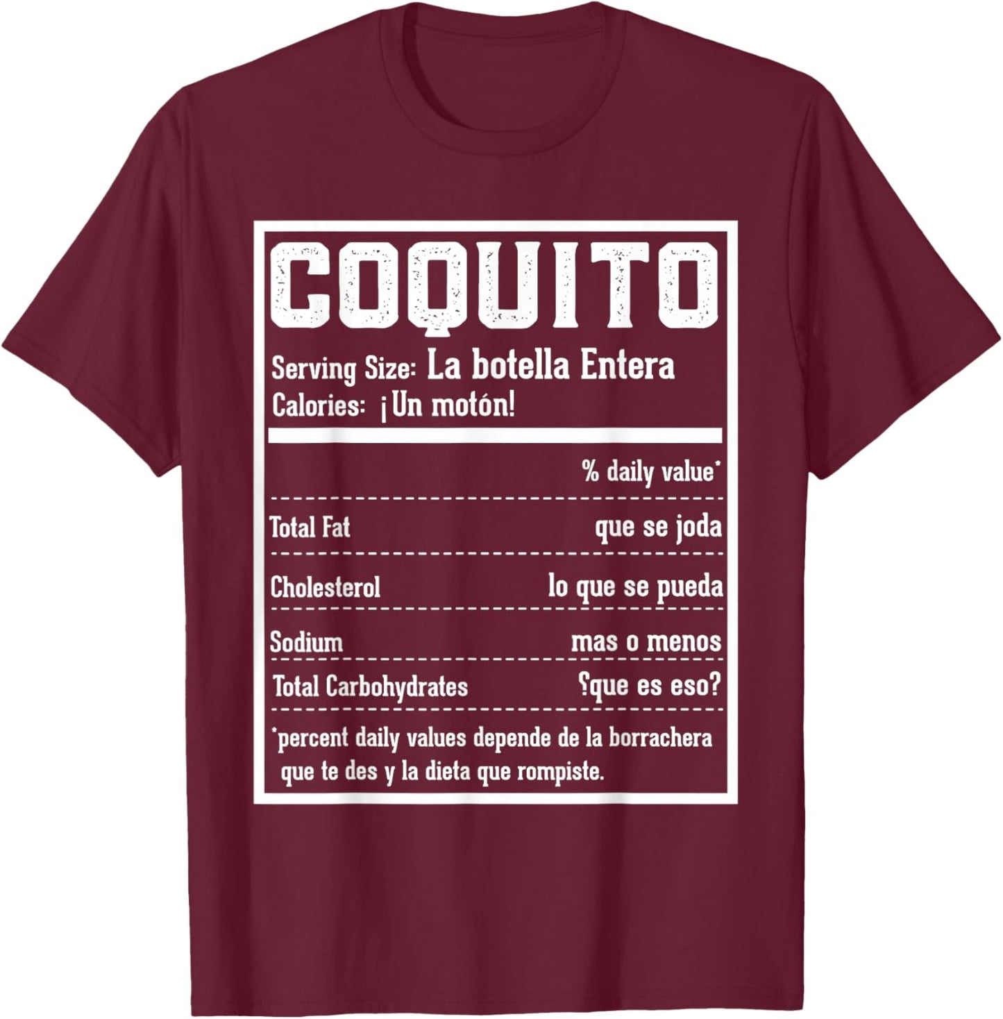 Coquito T-Shirt - T-Shirt | Maroon