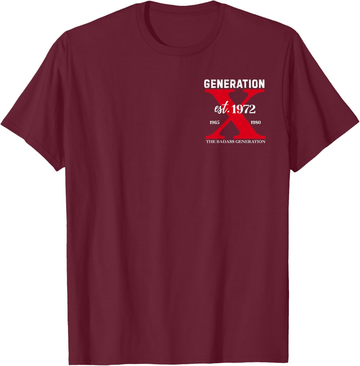 Gen X 1972 Bevor du geboren wurdest, war Sissie Totenkopf T-Shirt - T-Shirt | Maroon