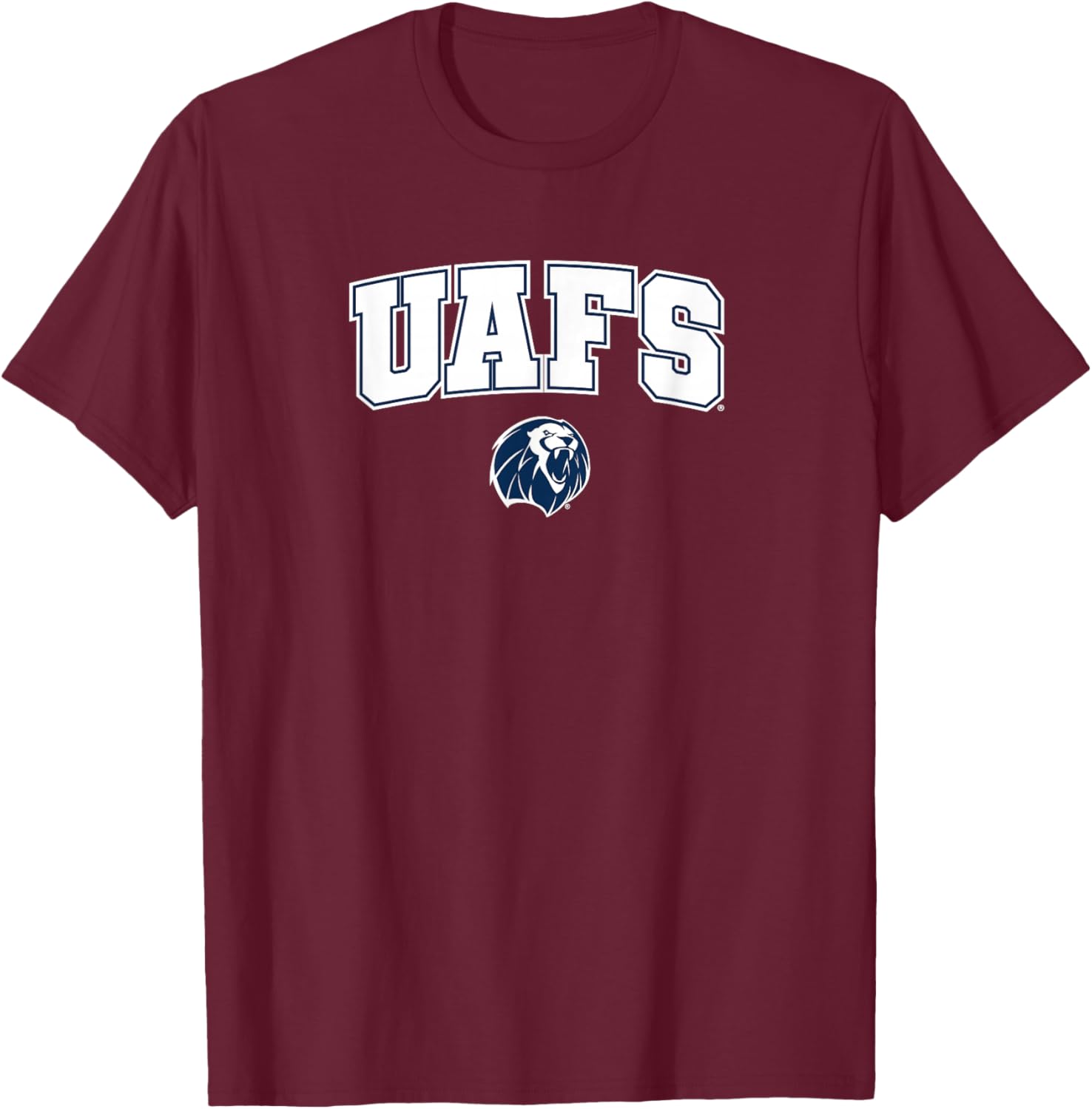 University of Arkansas Fort Smith Lions Arch Logo T-Shirt - T-Shirt | Maroon