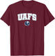 University of Arkansas Fort Smith Lions Arch Logo T-Shirt - T-Shirt | Maroon