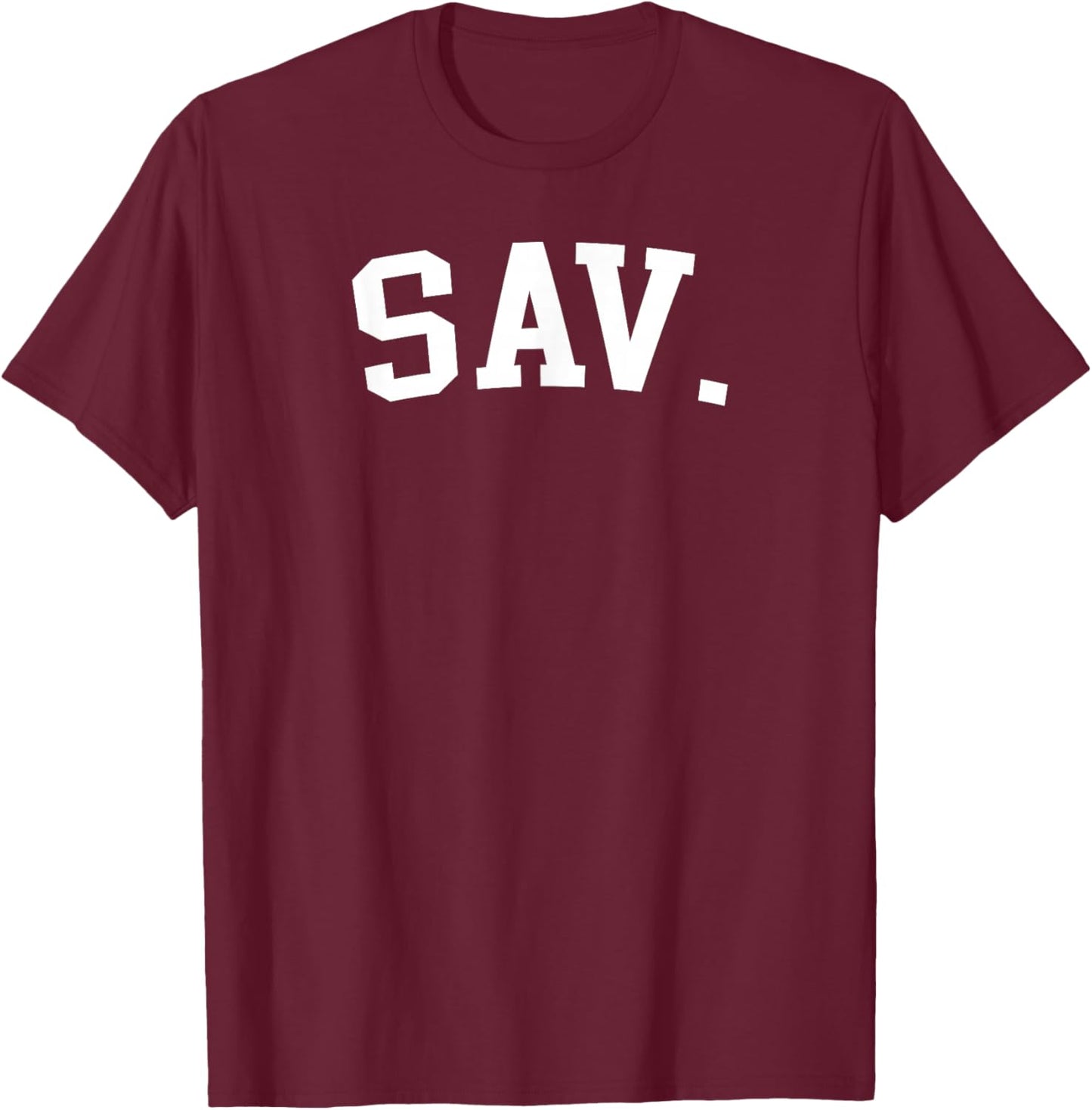 Sav. T-Shirt - T-Shirt | Maroon