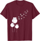Cute Cat Dandelions - Cat Lover Kitten Owner Kitty Men Women Girls Kids T-Shirt - T-Shirt | Maroon