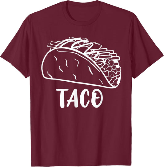 Burrito Taco Taquito Dad Mom Child Baby Matching Family T-Shirt - T-Shirt | Maroon