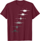 Air Force Fighter F-4 F-111 F-15 F-16 F-22 F-35 Veterans Day T-Shirt - T-Shirt | Maroon