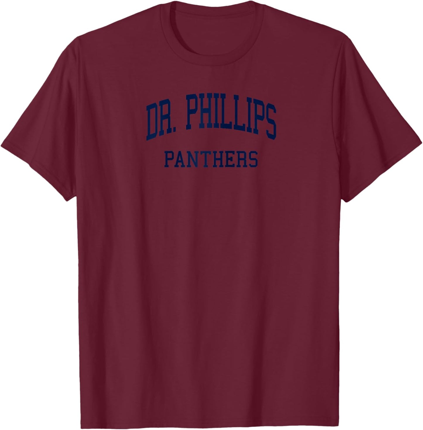 Dr. Phillips High School HS Orlando FL Retro Raglan Baseball T-Shirt - T-Shirt | Maroon