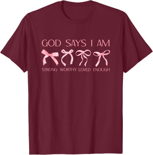 Quote T-Shirt - T-Shirt | Maroon