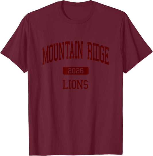 Mountain Ridge High School Class of 2026 Glendale AZ T-Shirt - T-Shirt | Maroon