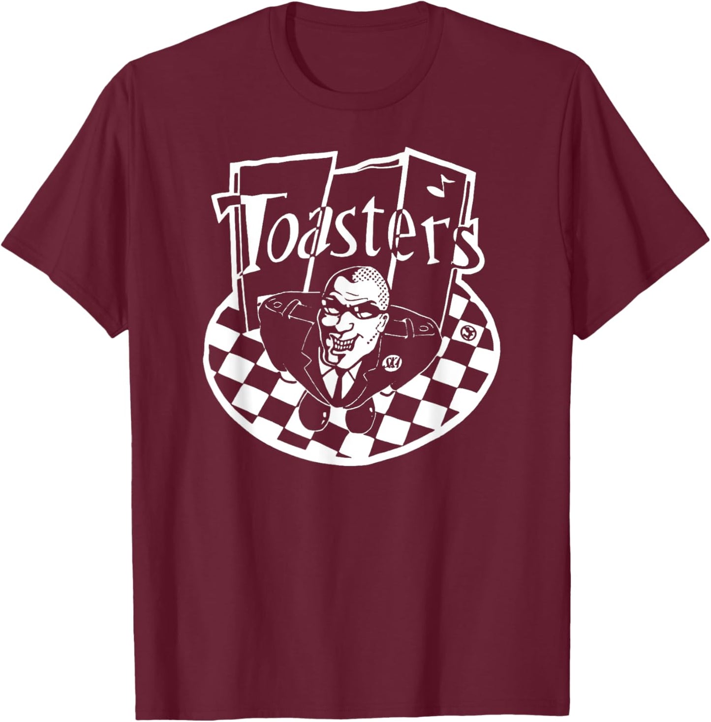 Toaster Ska Punk Christmas Toasters T-Shirt - T-Shirt | Maroon