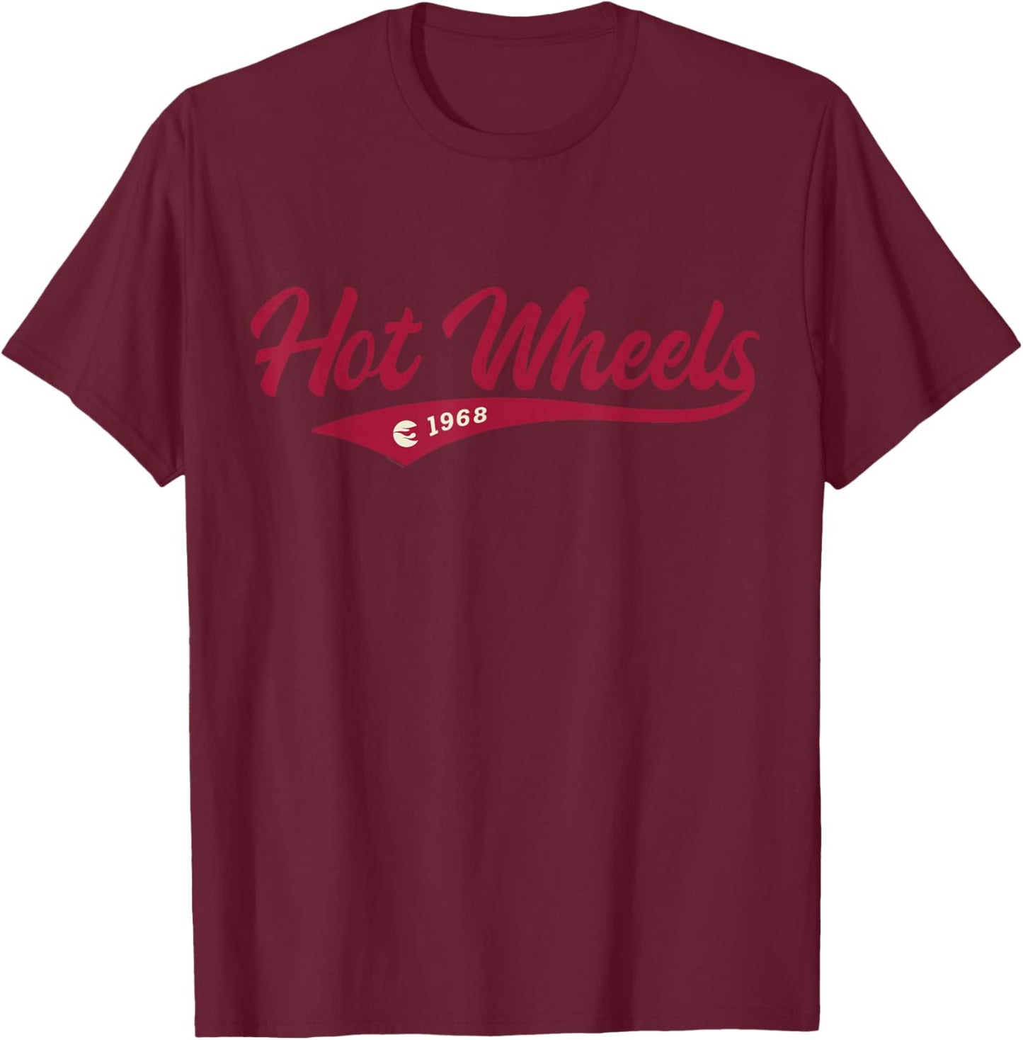 Hot Wheels - Varsity 1968 T-Shirt - T-Shirt | Maroon