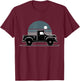 Vintage Truck Classic Pickup Silhouette T-Shirt - T-Shirt | Maroon