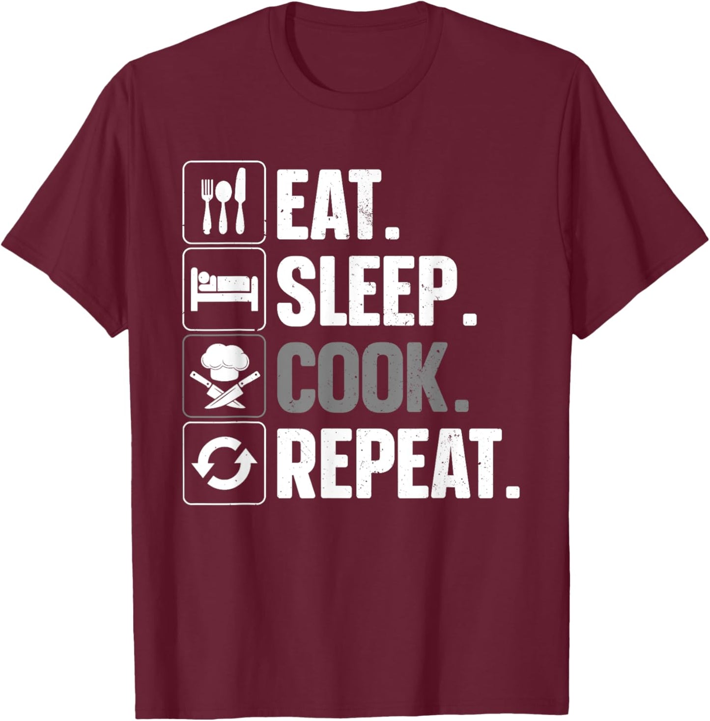Funny Chef Design Women Cooking Culinary Cook Chef T-Shirt - T-Shirt | Maroon