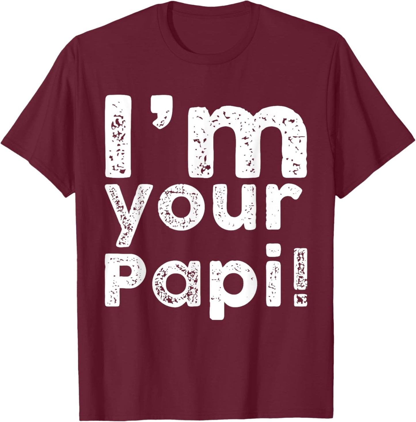 Im Your Papi Vintage Wrestling Boys Kids T-Shirt - T-Shirt | Maroon