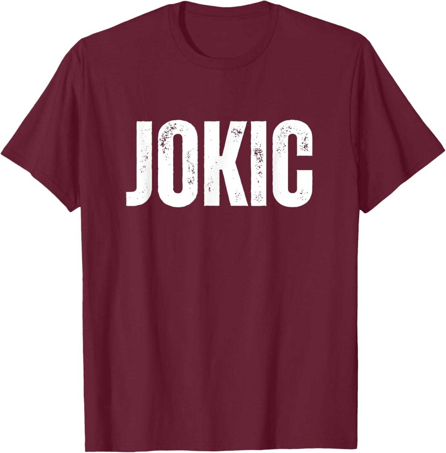 Jokic Graphic T-Shirt - T-Shirt | Maroon