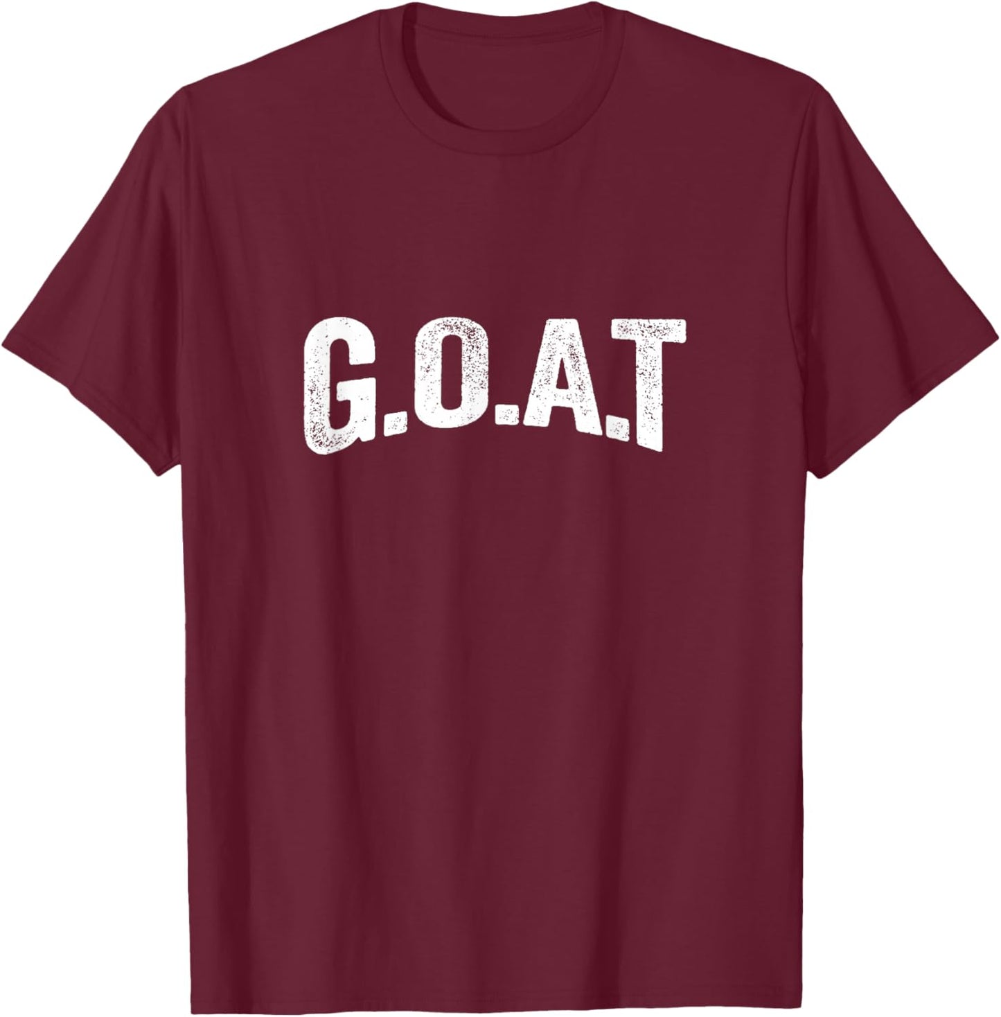 Style Vintage Greatest of All Time Athletic Graphic T-Shirt - T-Shirt | Maroon