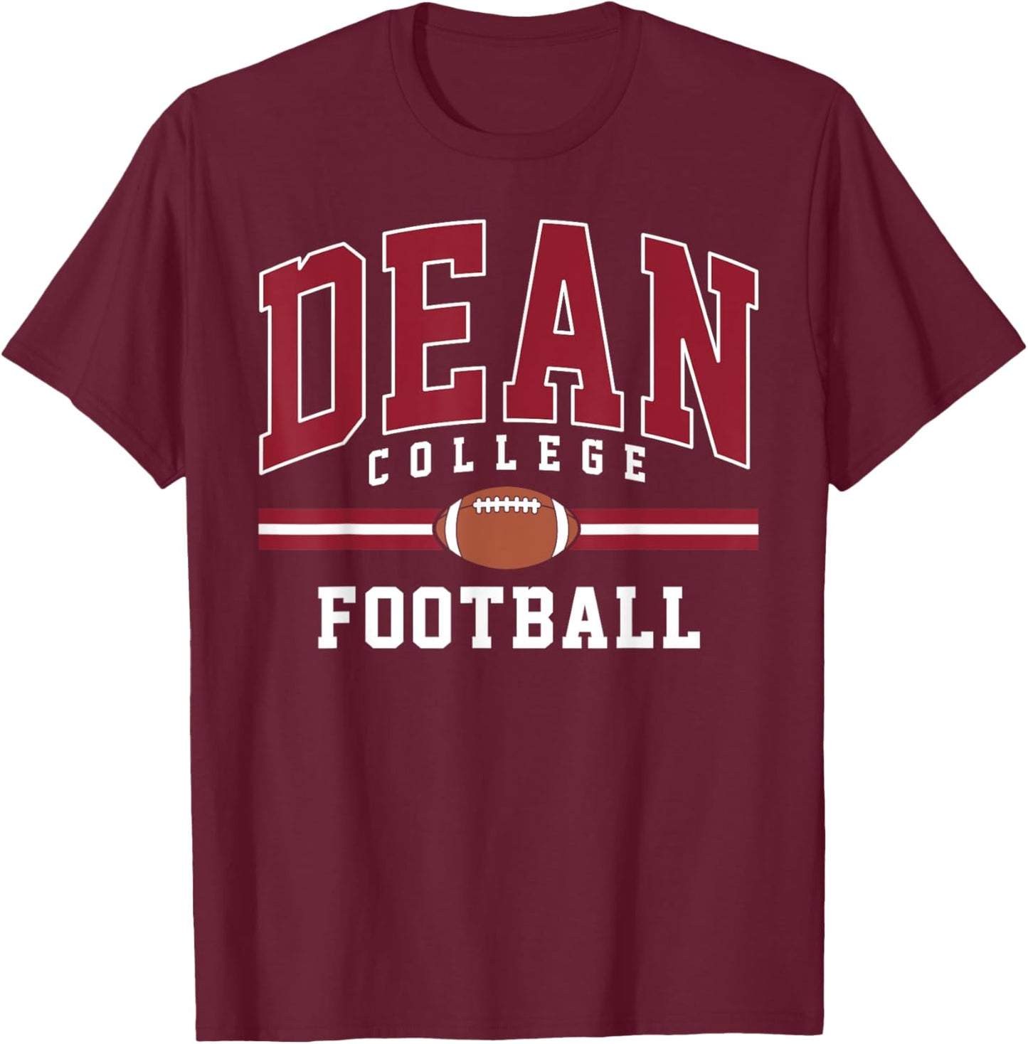 Dean College Football Arch Vintage Design Women T-Shirt - T-Shirt | Maroon