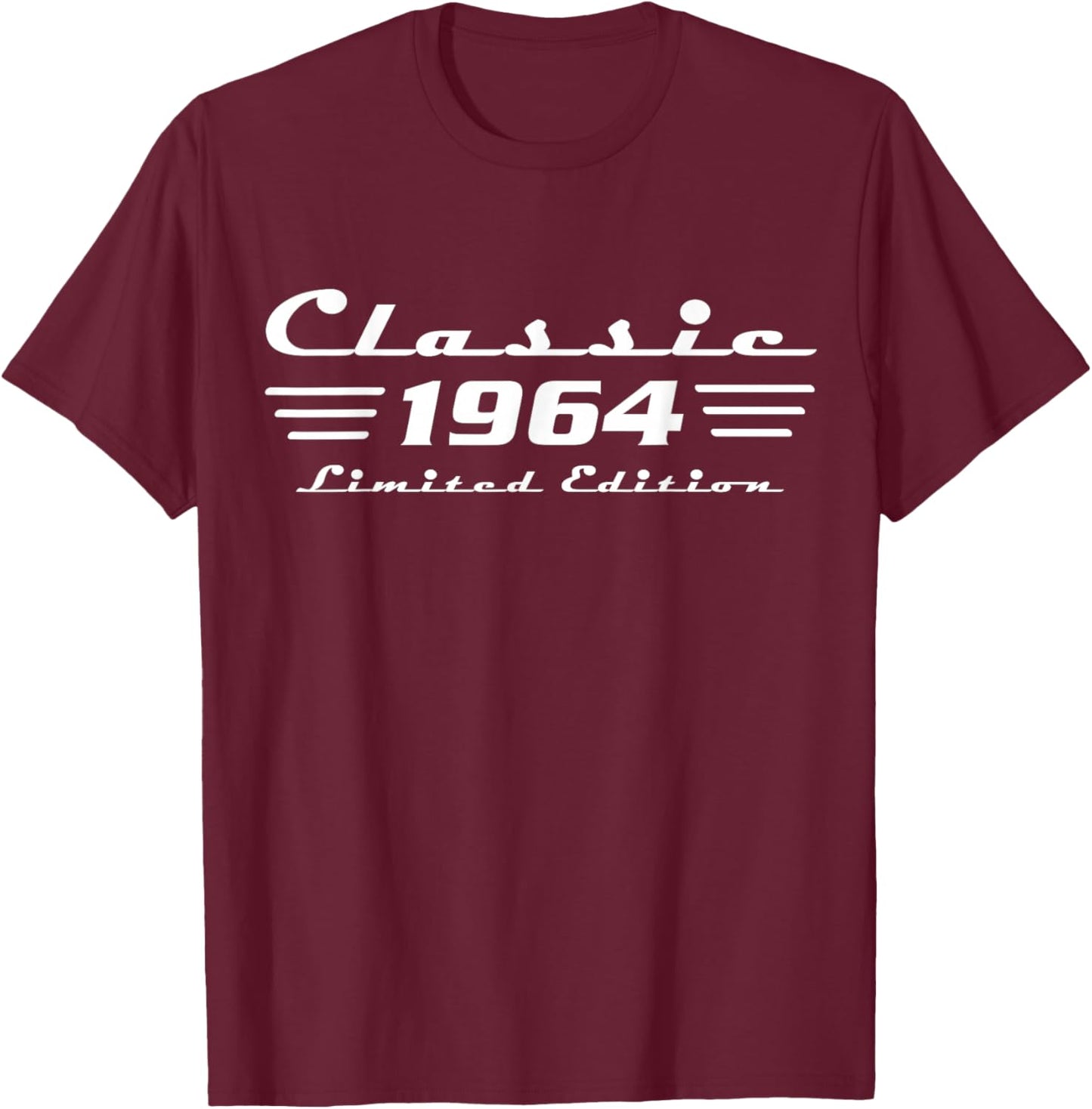Classic 62 Birthday Decorations Men 62yr 1964 62th Birthday T-Shirt - T-Shirt | Maroon