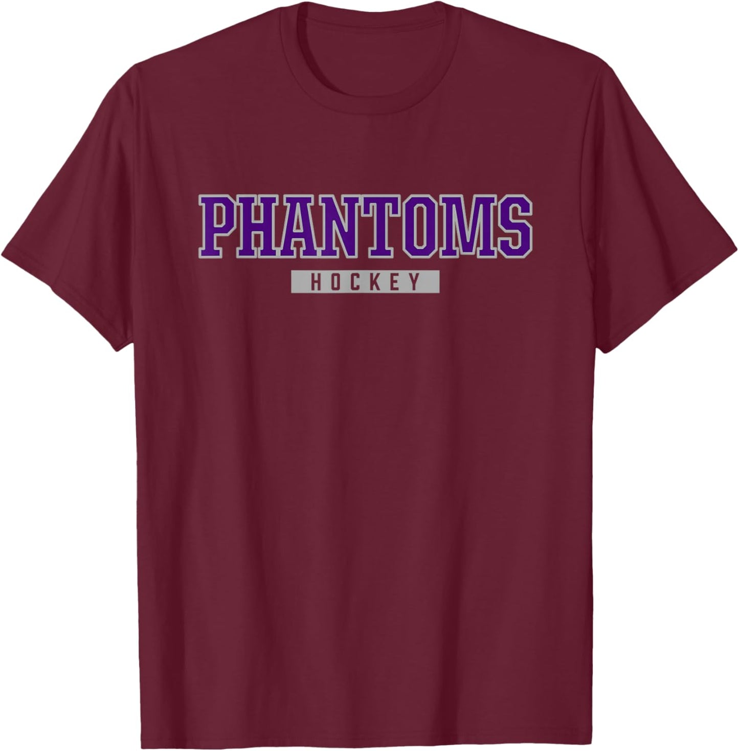 Cathedral Phantoms Hockey T-Shirt - T-Shirt | Maroon