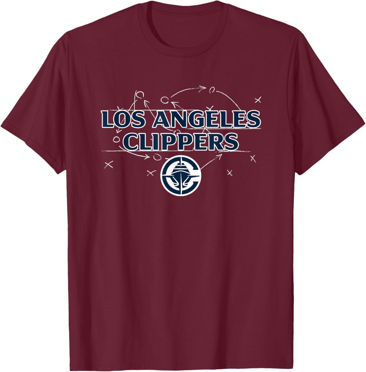 NBA Los Angeles Clippers Game Day Playbook T-Shirt - T-Shirt | Maroon