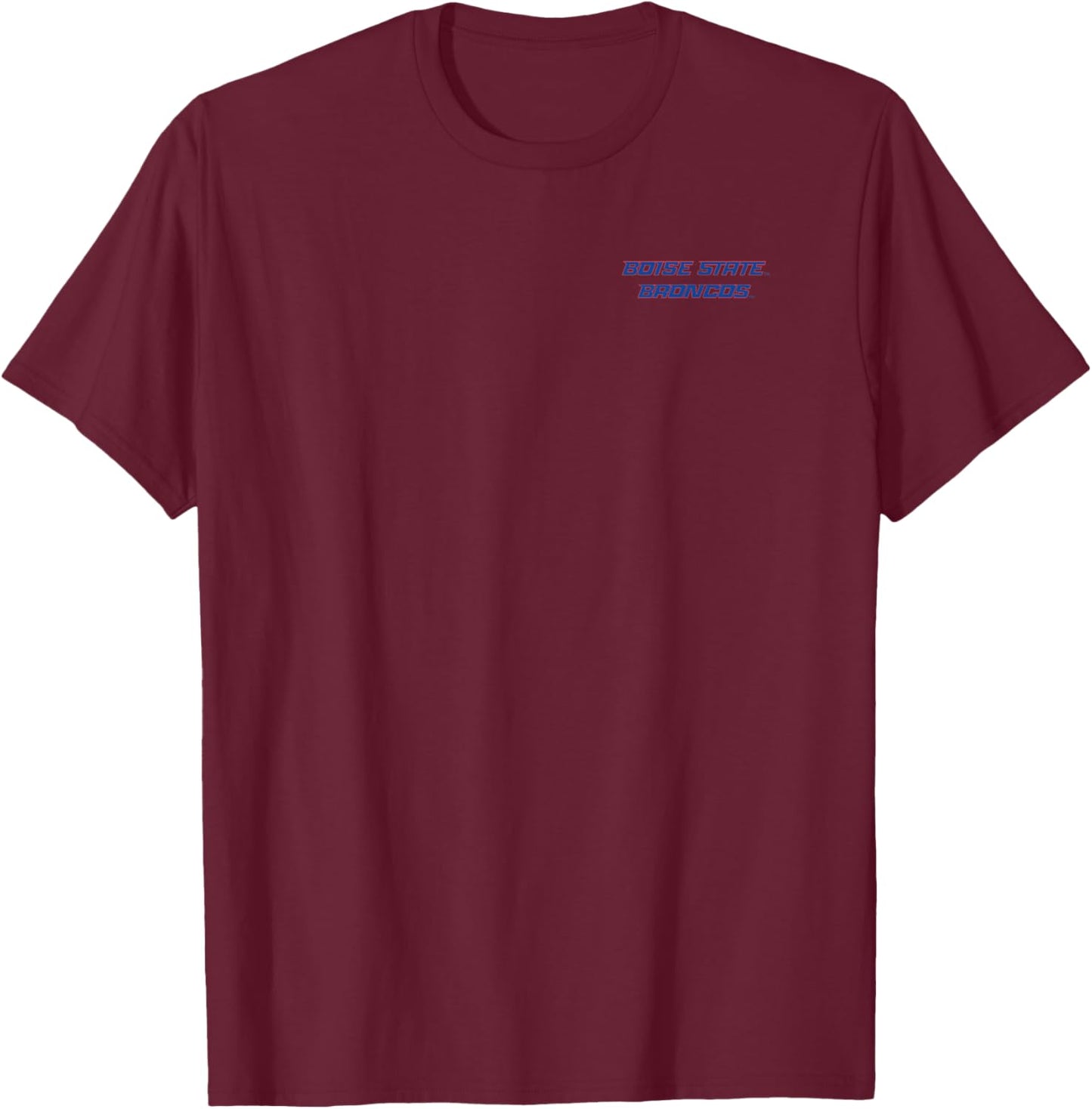 Boise State Broncos Icon Front/Back Officially Licensed T-Shirt - T-Shirt | Maroon