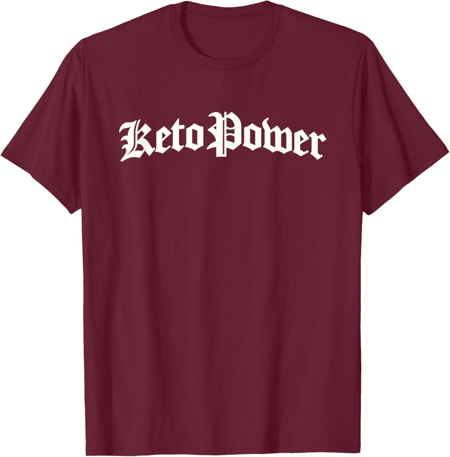 Funny Keto Power Ketogenic Diet Lifestyle T-Shirt - T-Shirt | Maroon