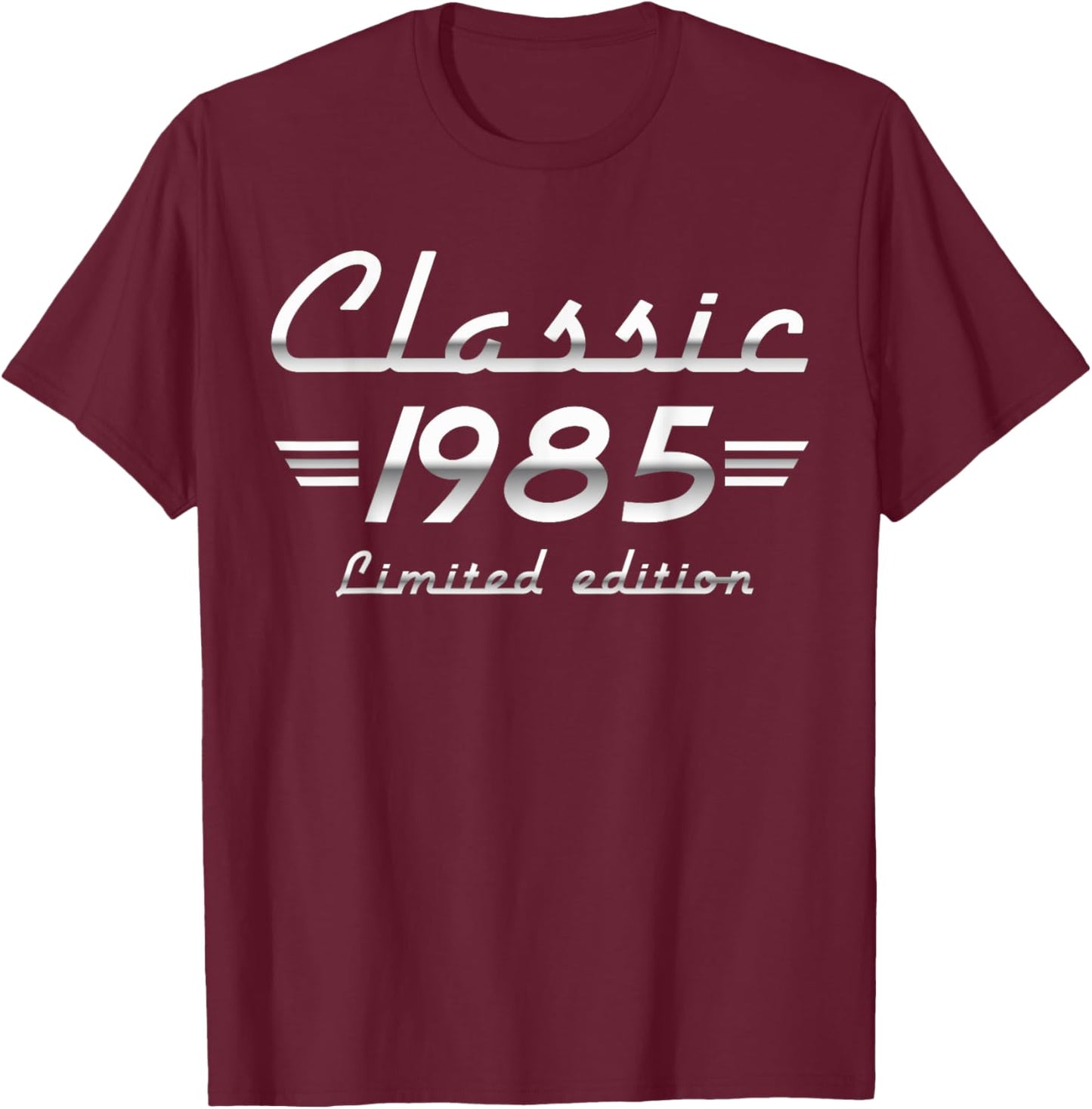 40 Year Old Gifts Classic 1985 Limited Edition 40th Birthday T-Shirt - T-Shirt | Maroon