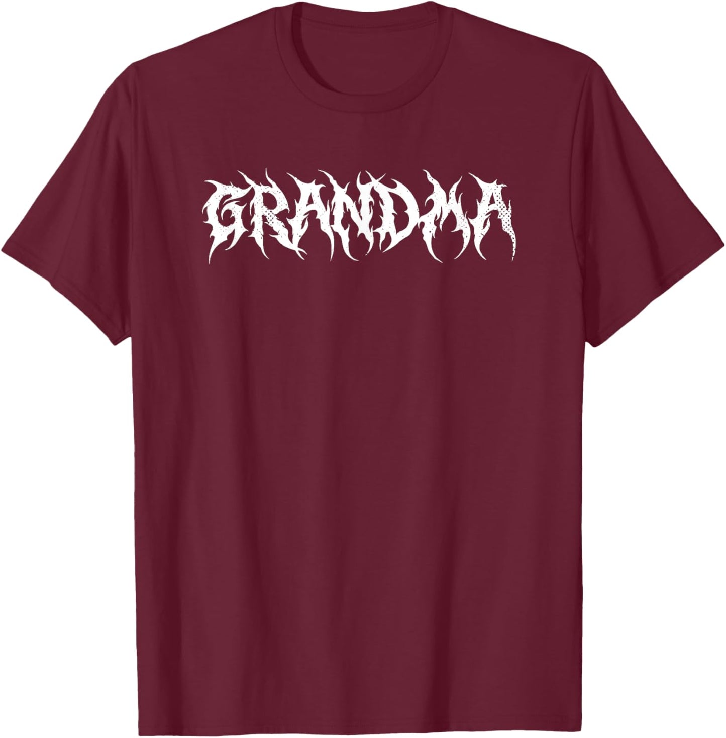 Goth Grandma Rocker Gothic Style Design T-Shirt - T-Shirt | Maroon