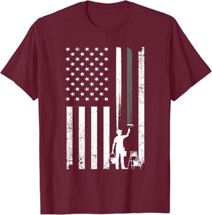 Cool Painter Art Women Painting Job House Painter T-Shirt - T-Shirt | Maroon