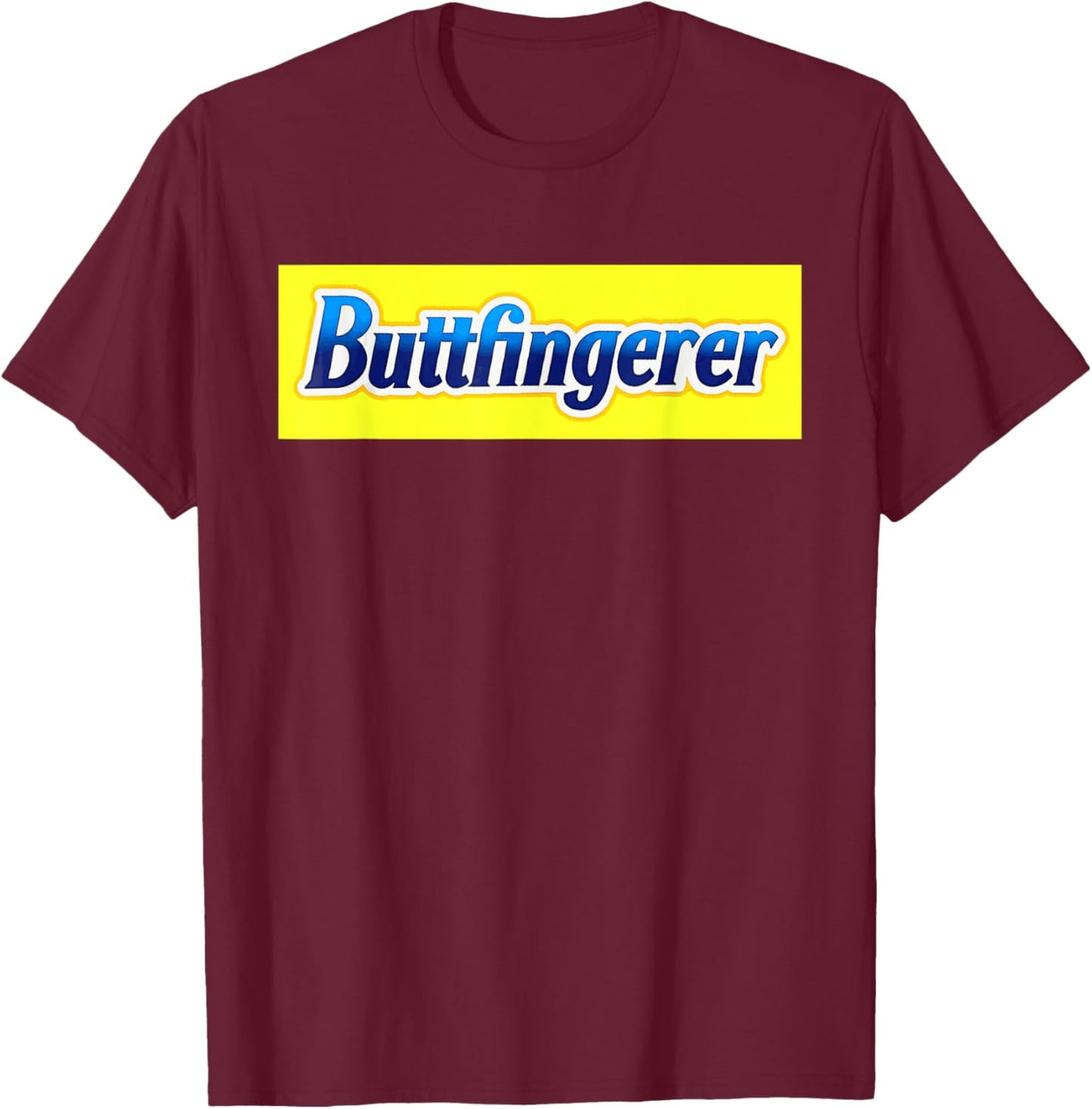 Buttfingerer Hilarious Meme Retro Vintage T-Shirt - T-Shirt | Maroon