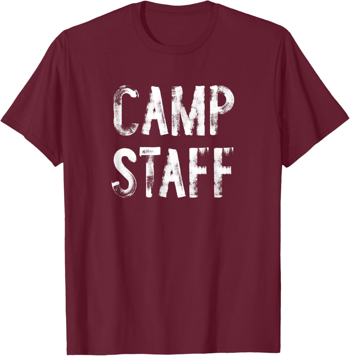 Camp Staff Counselor Camping T-Shirt - T-Shirt | Maroon